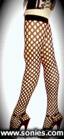 image of fishnet stockings