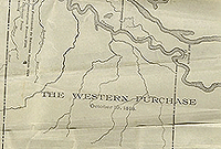 Old Map Showing Jackson Purchase, 1818