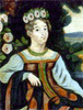 Glass Painting
of Princess Charlotte and Her Husband