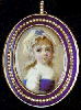 Minature of Princess Charlotte as a Child