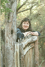Image of Barbara Kingsolver Behind a Fence